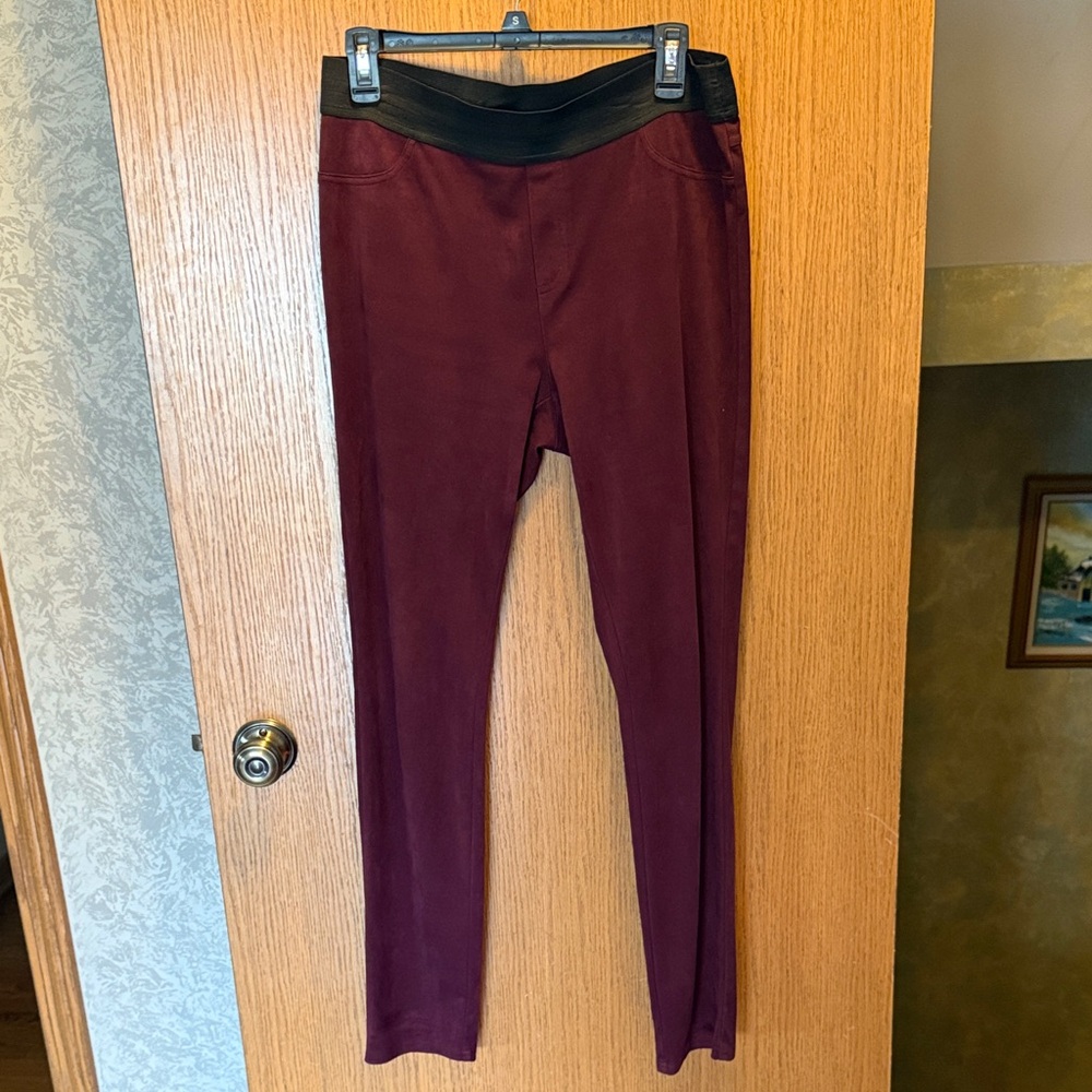 INC International Concepts Burgundy Leggings
